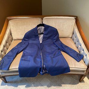 Hart Schaffner Marx Blue 10 Pocket Sport Coat